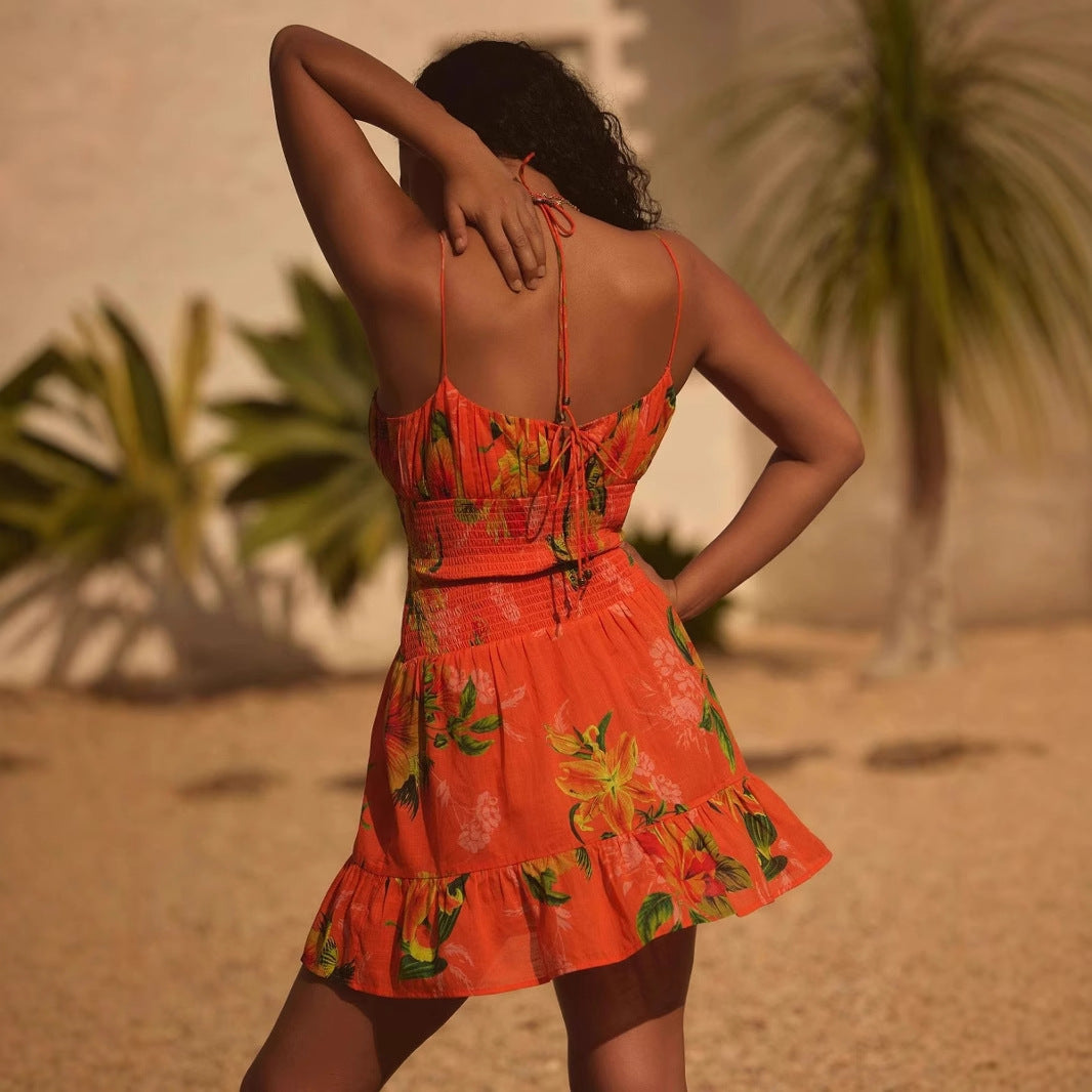 Image of Sadie | Women's Spaghetti Strap Mini Dress