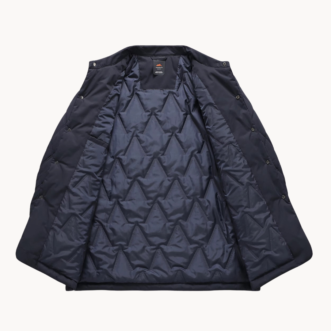 Image of Sandy | Men's Button-Front Quilted Coat