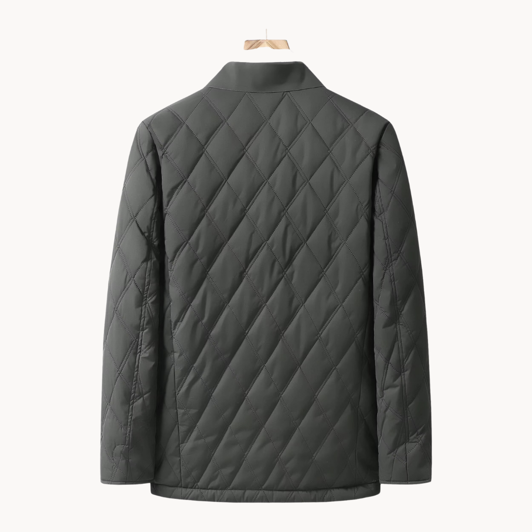 Image of Sandy | Men's Button-Front Quilted Coat