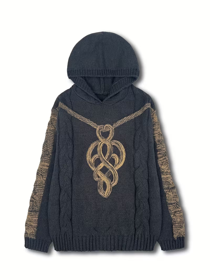 Image of Sara | Women's Relaxed Fit Braided Trim Hoodie