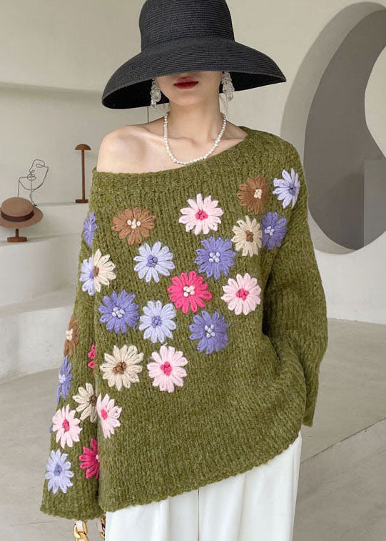 Image of Savannah | Women's Oversized Floral Sweater