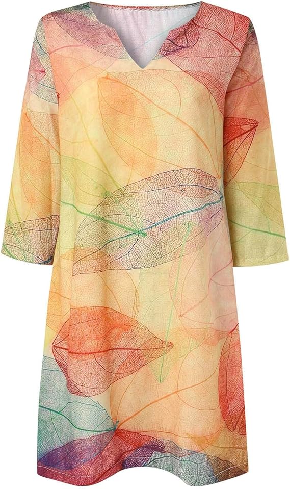 Image of Savannah | Women's V-Neck A-Line Mini Dress