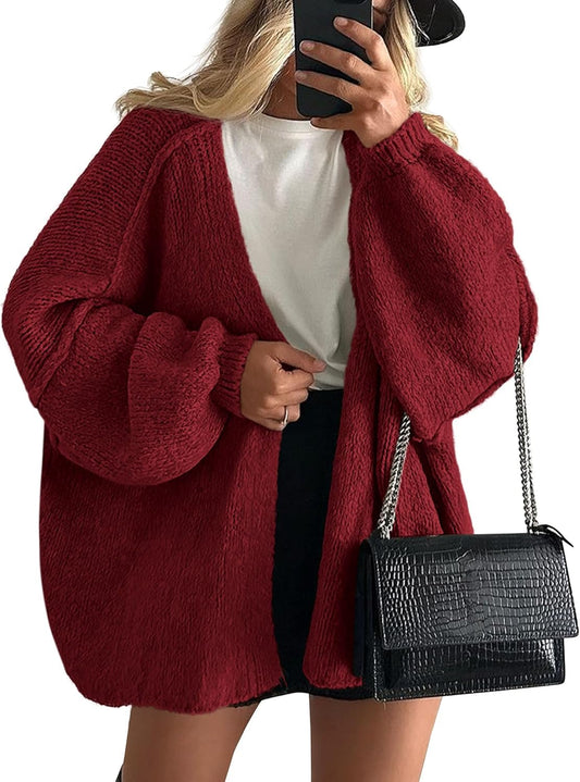 Image of Shaniya | Women's Oversized Knit Cardigan
