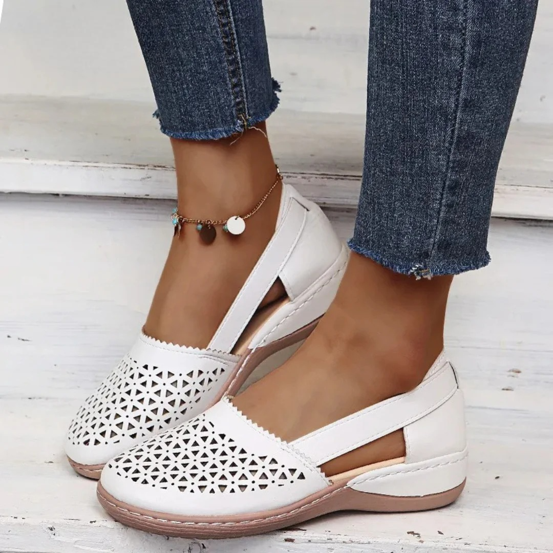 Image of Sharon | Women's Slip-On Wedge Heel Shoes