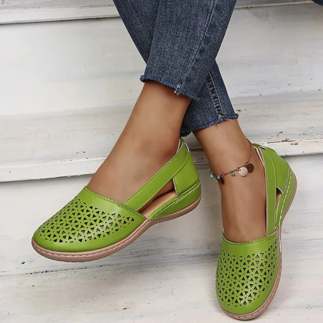 Image of Sharon | Women's Slip-On Wedge Heel Shoes