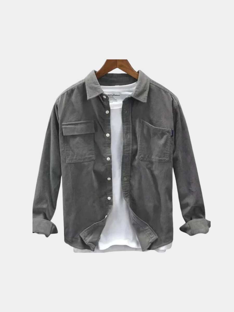 Image of Shawn | Men's Long Sleeve Button-Down Casual Shirt