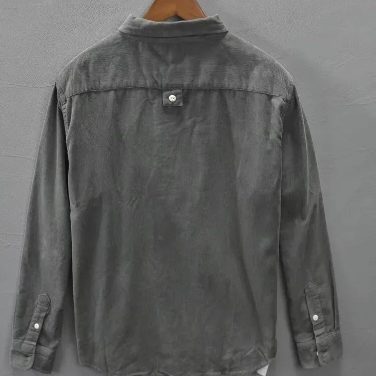 Image of Shawn | Men's Long Sleeve Button-Down Casual Shirt