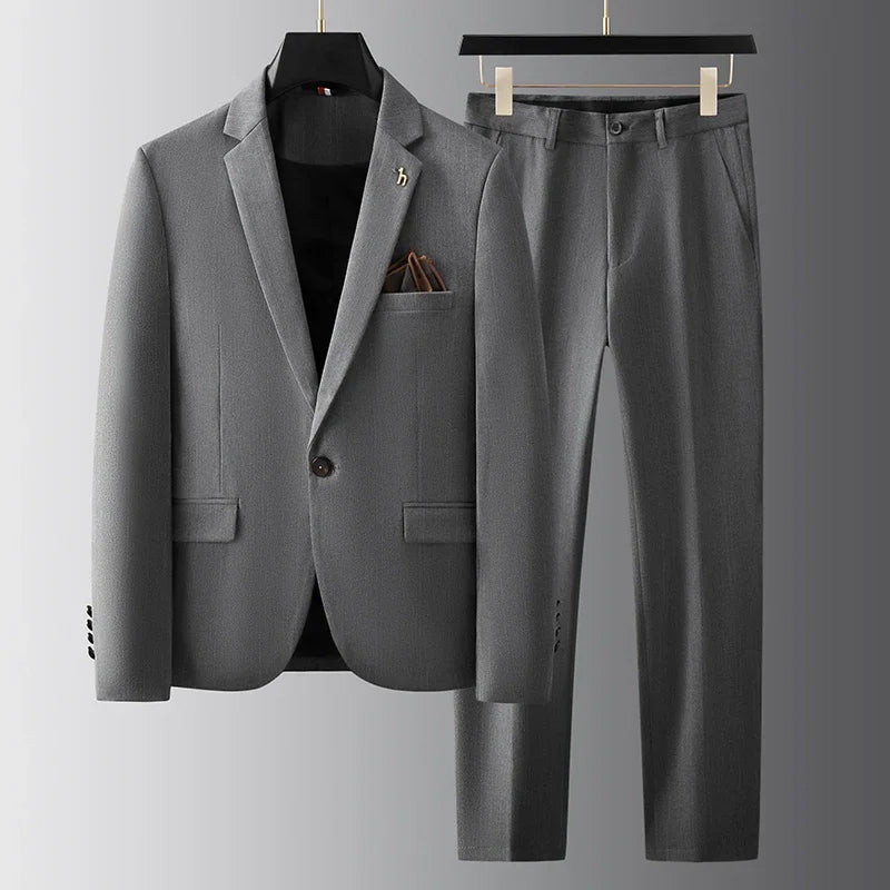 Image of Simon | Men's Slim Fit Two-Piece Suit