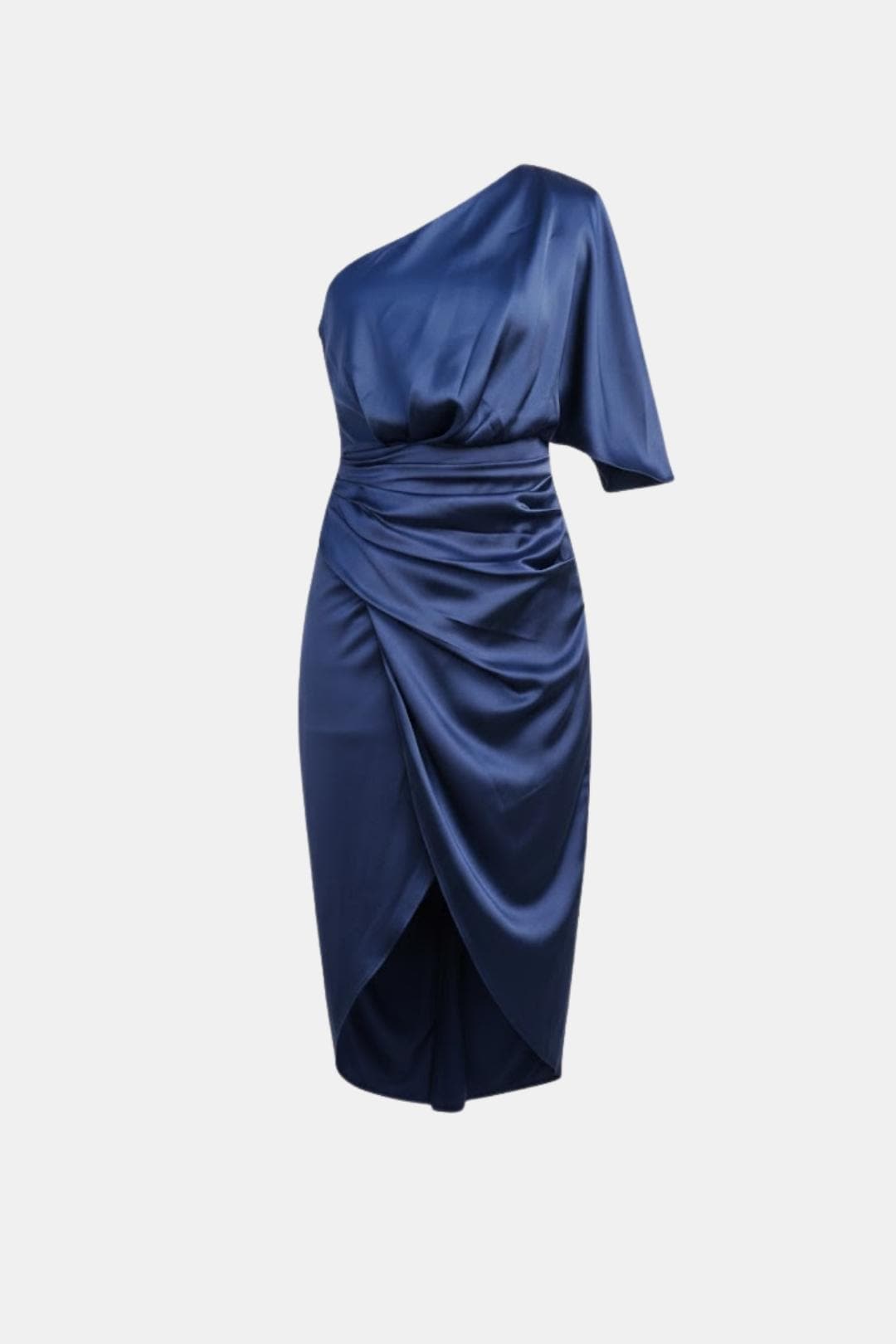 Image of Sophia | Women's One Shoulder Wrap Midi Dress