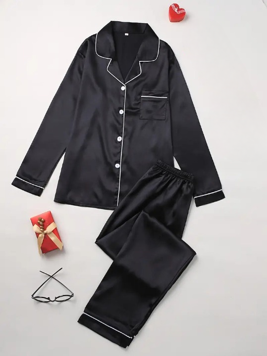 Image of Stephanie | Women's Long Sleeve Button-Down Pajama Set