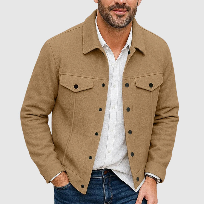 Image of Sterling | Men's Button-Down Casual Jacket