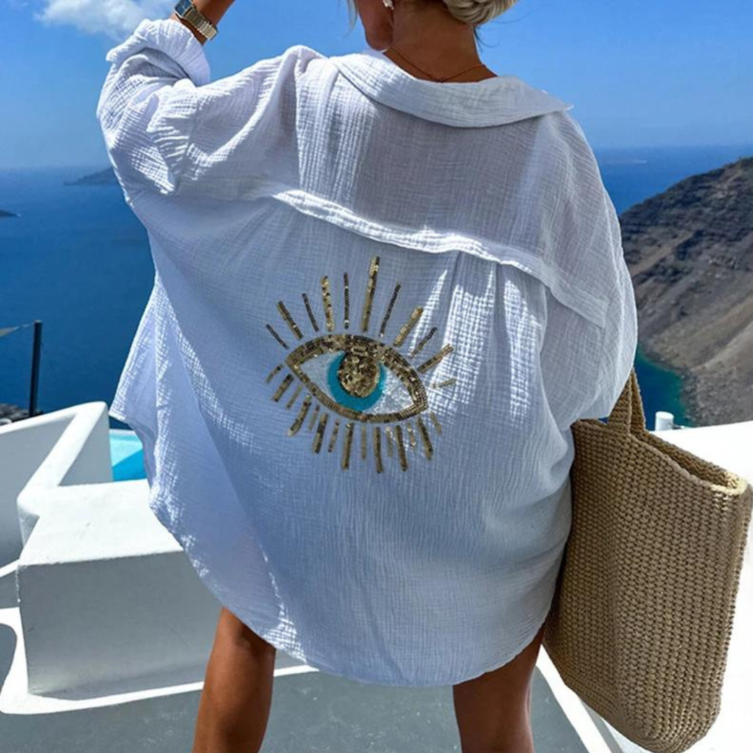 Image of Tatum | Women's Oversized Button-Down Shirt