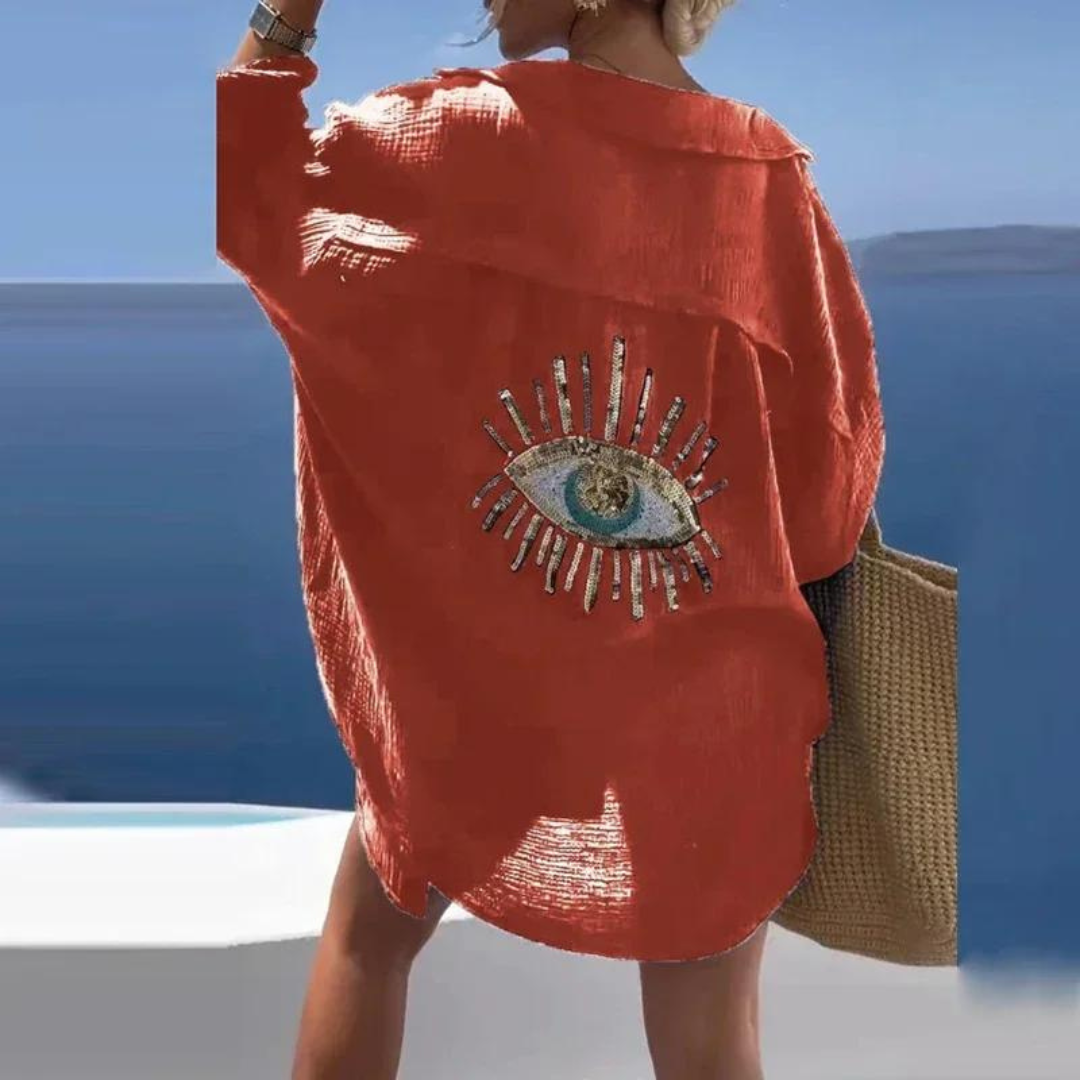 Image of Tatum | Women's Oversized Button-Down Shirt