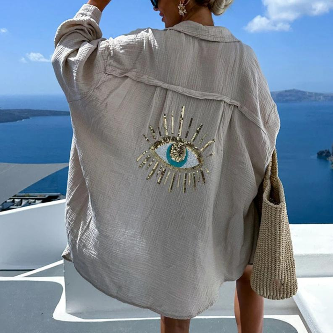 Image of Tatum | Women's Oversized Button-Down Shirt