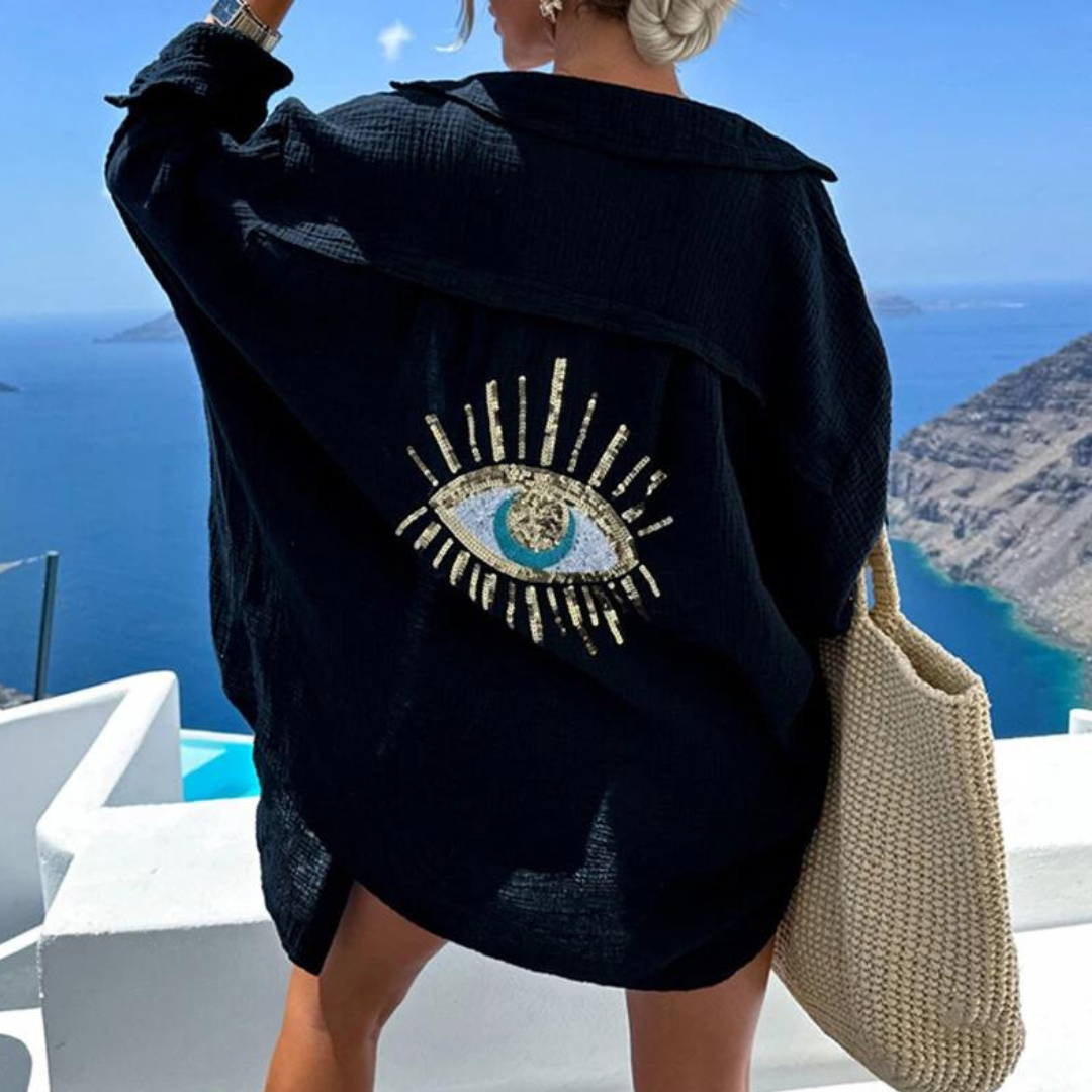 Image of Tatum | Women's Oversized Button-Down Shirt