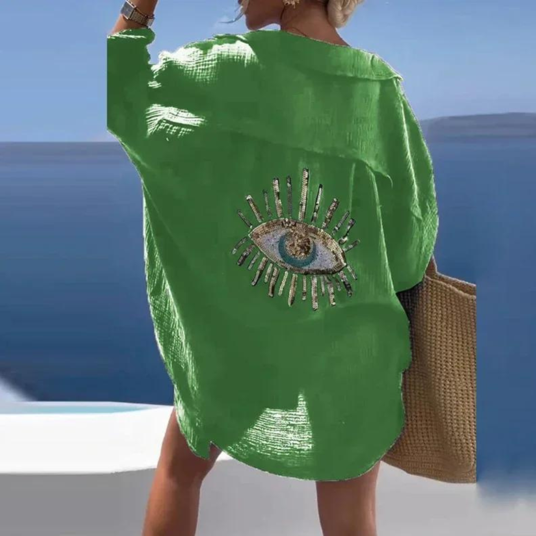 Image of Tatum | Women's Oversized Button-Down Shirt