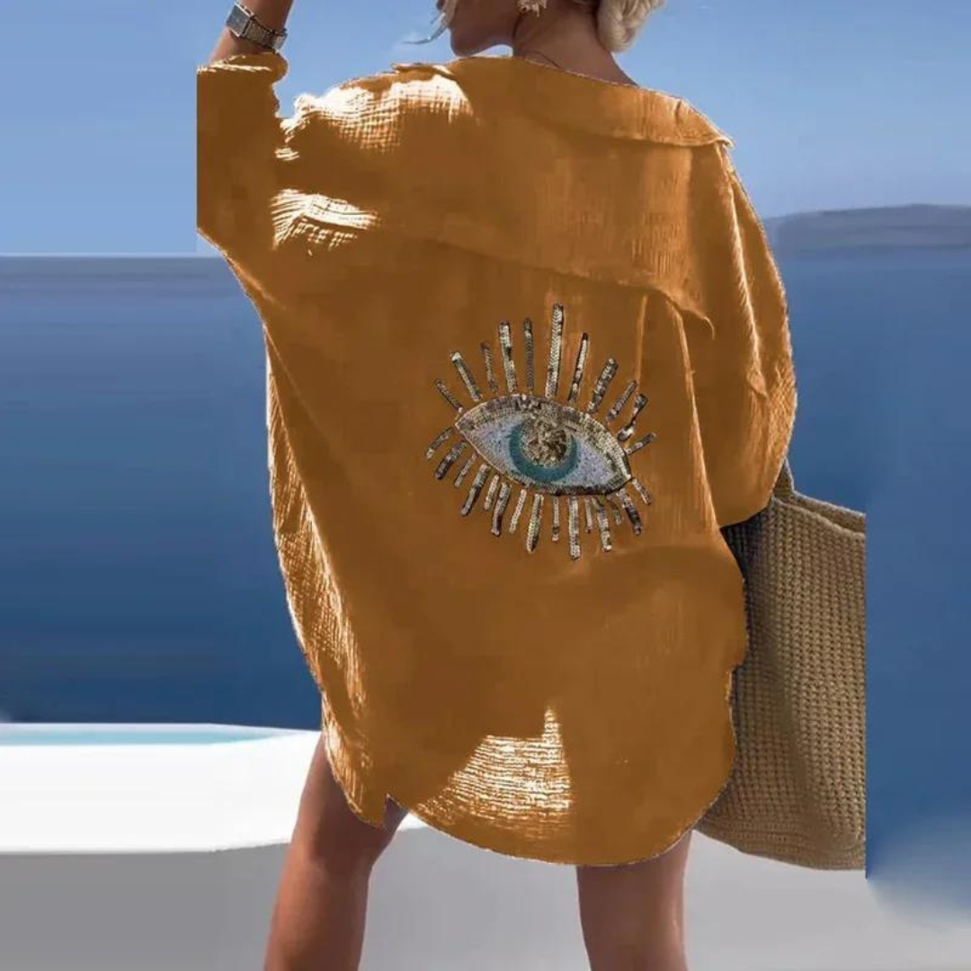 Image of Tatum | Women's Oversized Button-Down Shirt