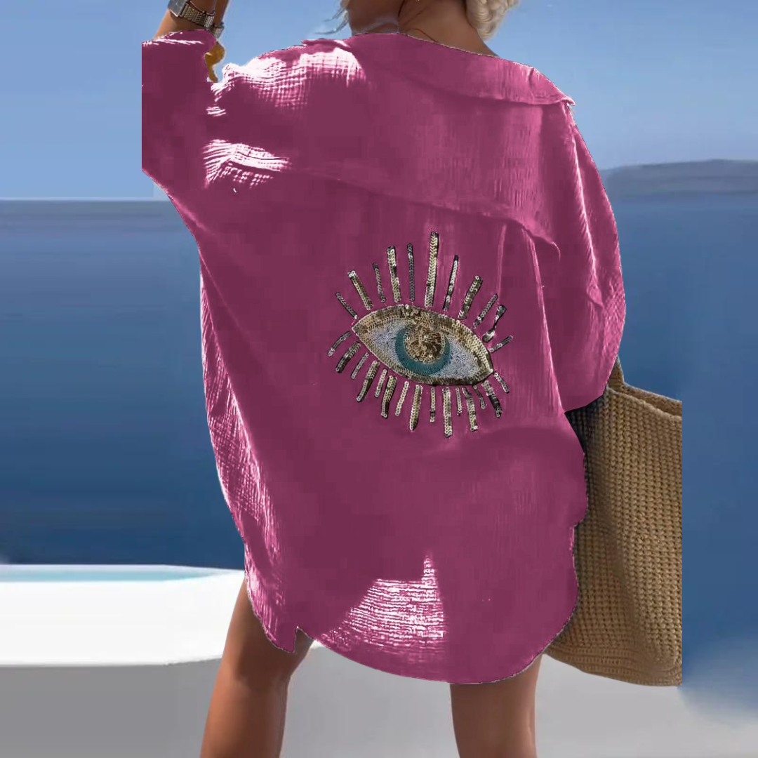 Image of Tatum | Women's Oversized Button-Down Shirt