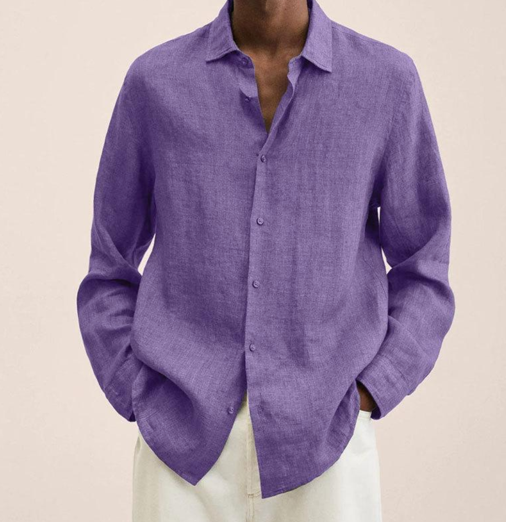 Image of Terrence | Men's Button-Down Casual Shirt