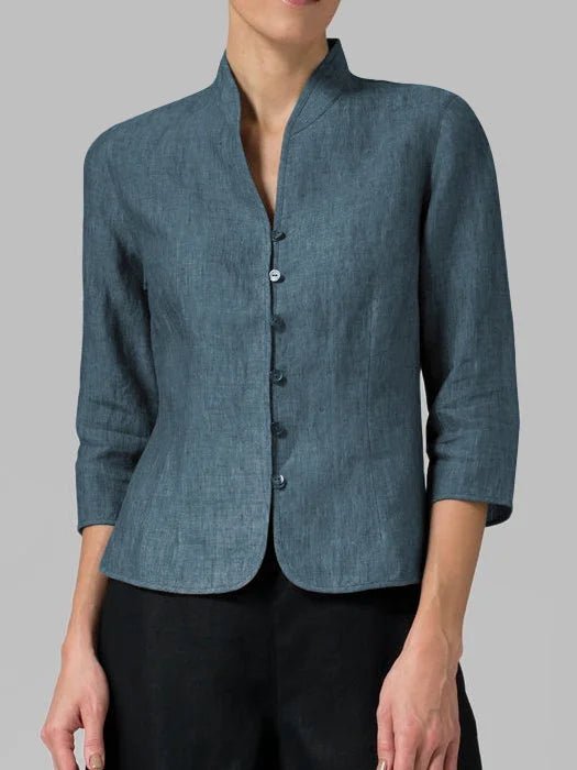 Image of Tessa | Women's Button-Down Fitted Blouse