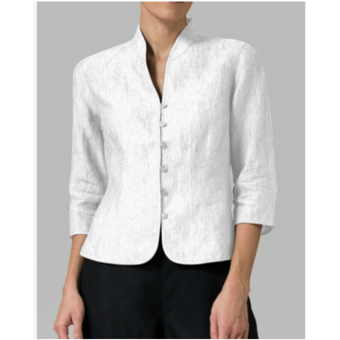Image of Tessa | Women's Button-Down Fitted Blouse