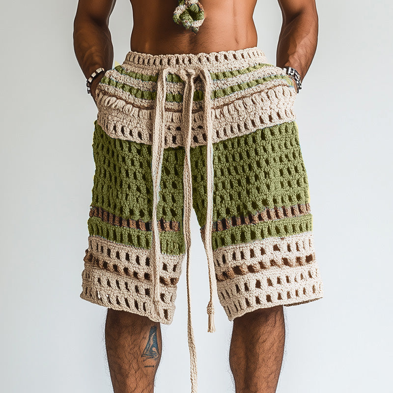 Image of Theo | Men's Relaxed Fit Knit Shorts