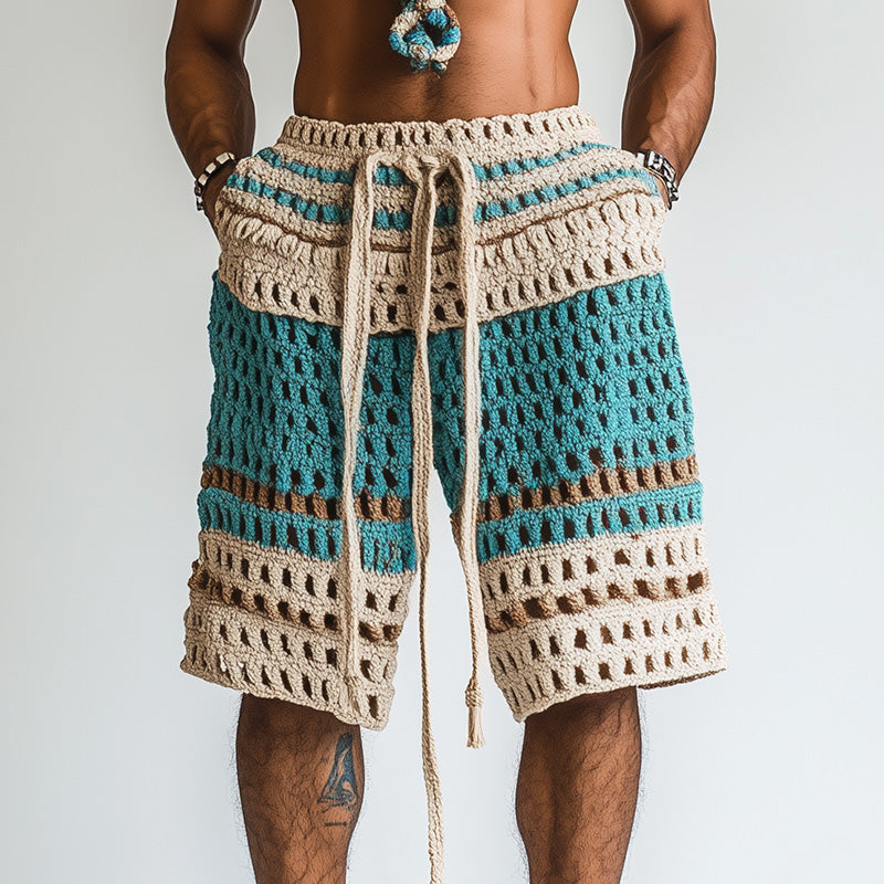 Image of Theo | Men's Relaxed Fit Knit Shorts