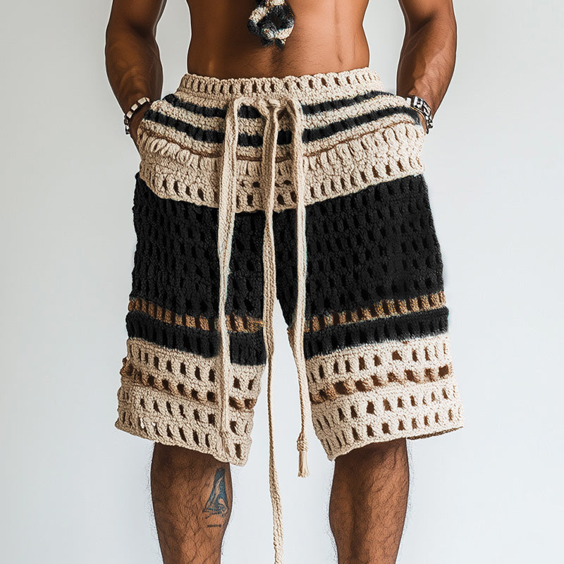 Image of Theo | Men's Relaxed Fit Knit Shorts