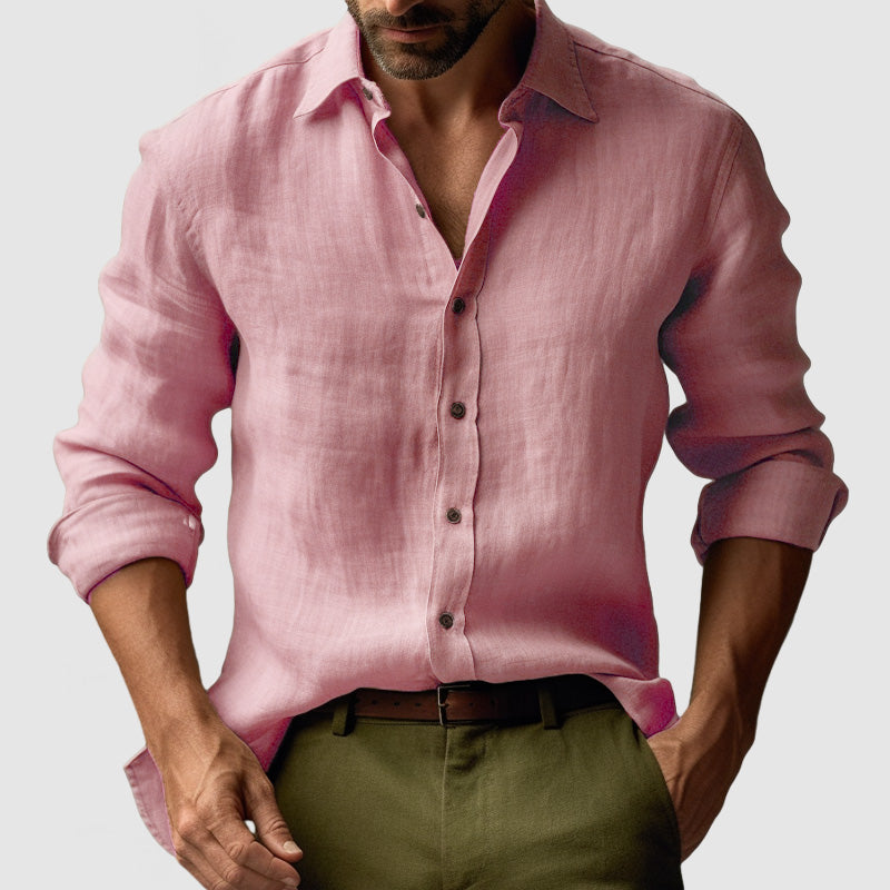 Image of Tobias | Men's Button-Down Casual Shirt