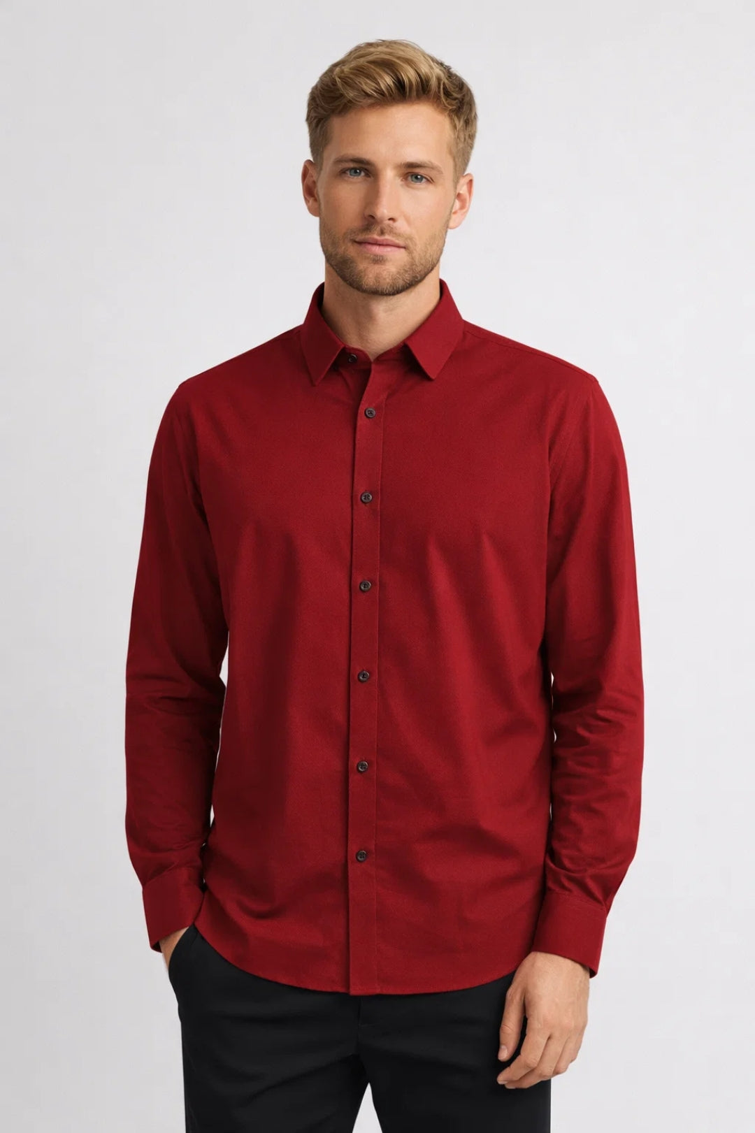 Image of Ty | Men's Long Sleeve Button-Down Shirt