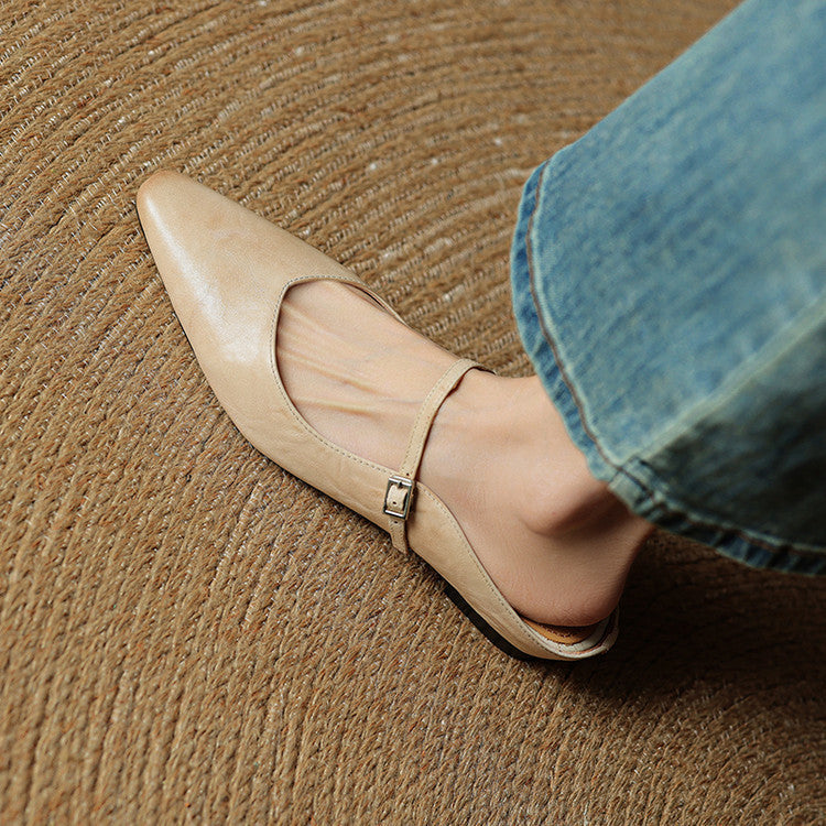 Image of Valerie | Women's Pointed Toe Slip On Flats