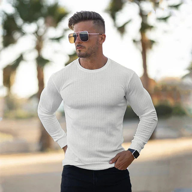 Image of Walter | Men's Slim Fit Long Sleeve Sweater