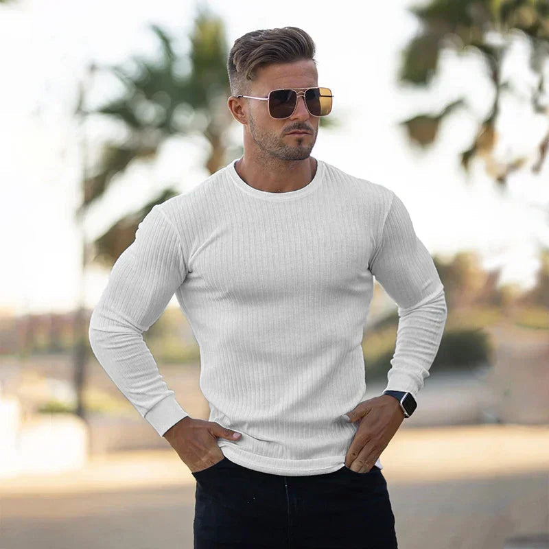 Image of Walter | Men's Slim Fit Long Sleeve Sweater