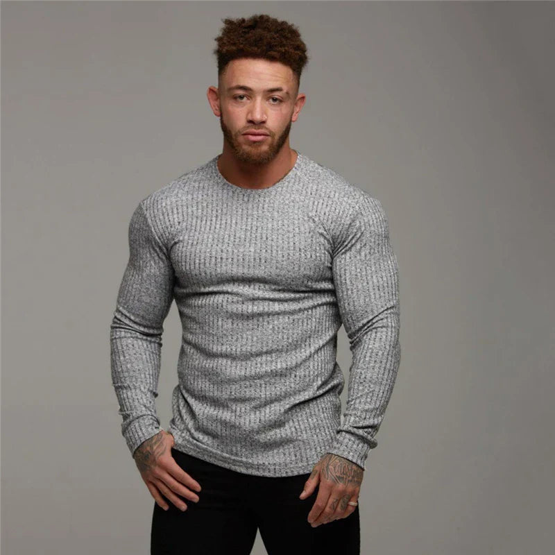 Image of Walter | Men's Slim Fit Long Sleeve Sweater