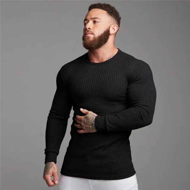 Image of Walter | Men's Slim Fit Long Sleeve Sweater