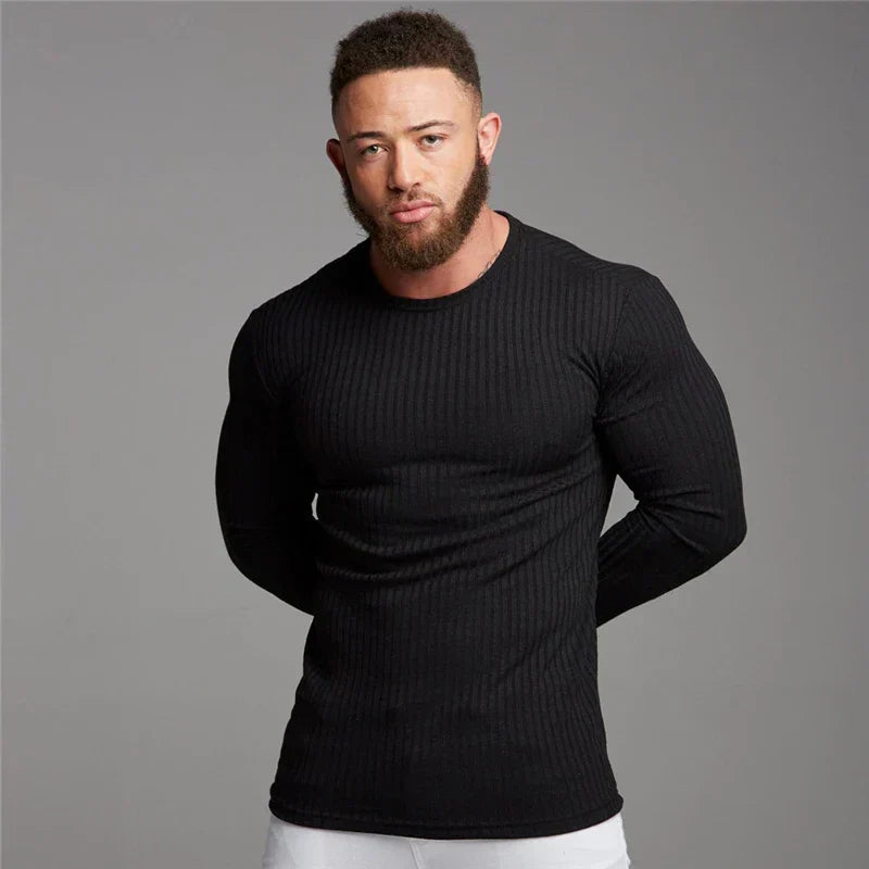 Image of Walter | Men's Slim Fit Long Sleeve Sweater