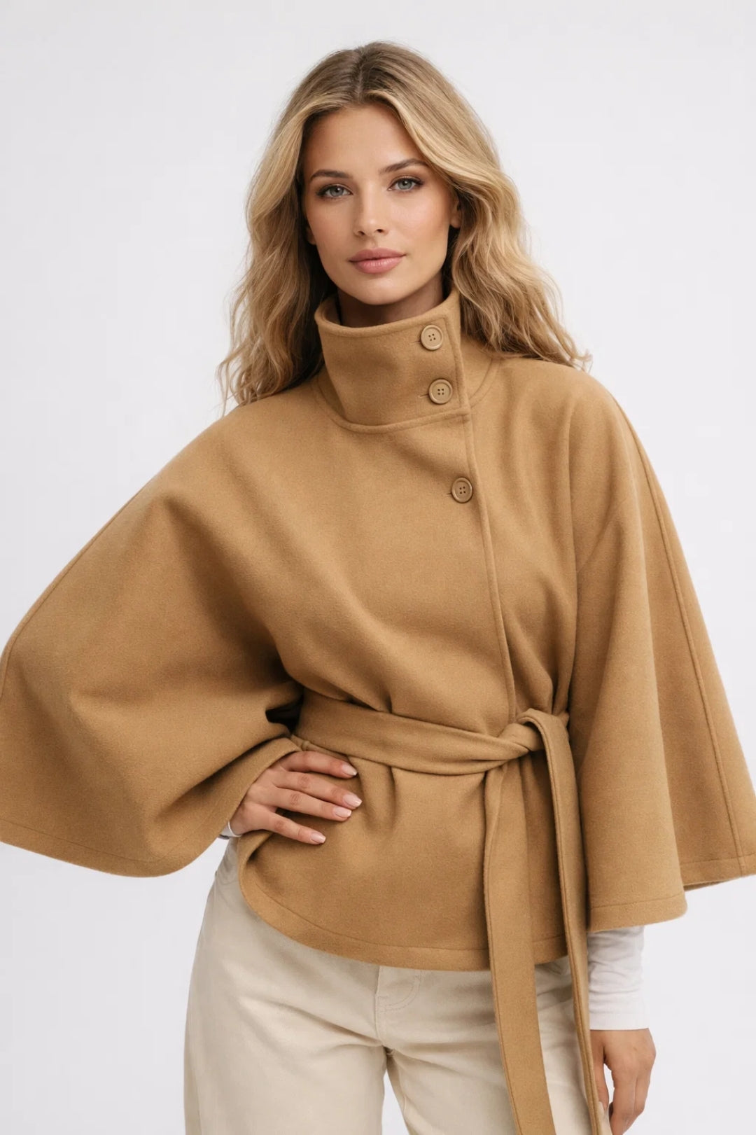 Image of Willow | Women's Cape Belted Coat
